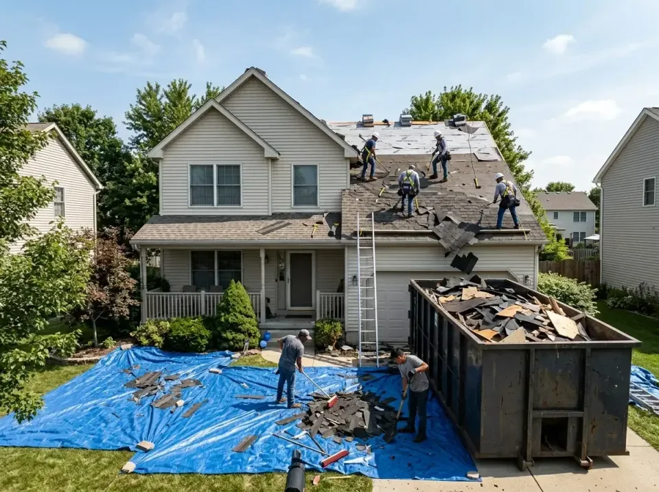 roof-replacement-debris-remova-004 — frequently asked questions, Cheapest Dumpster Rentals in Willow Park, TX